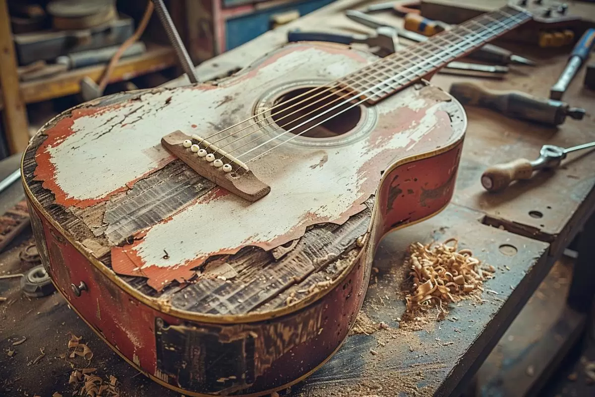Restauration et rénovation d&rsquo;une guitare acoustique : Comment faire ?